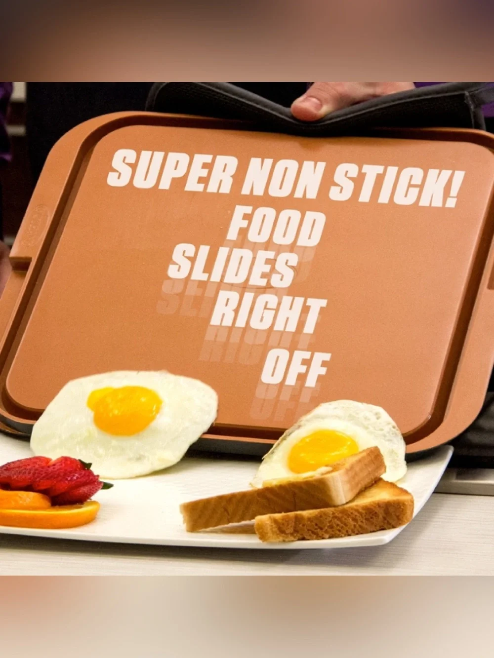 GOTHAM STEEL Reversible Double Grill - Grill & Griddle Nonstick Pan. Brand new